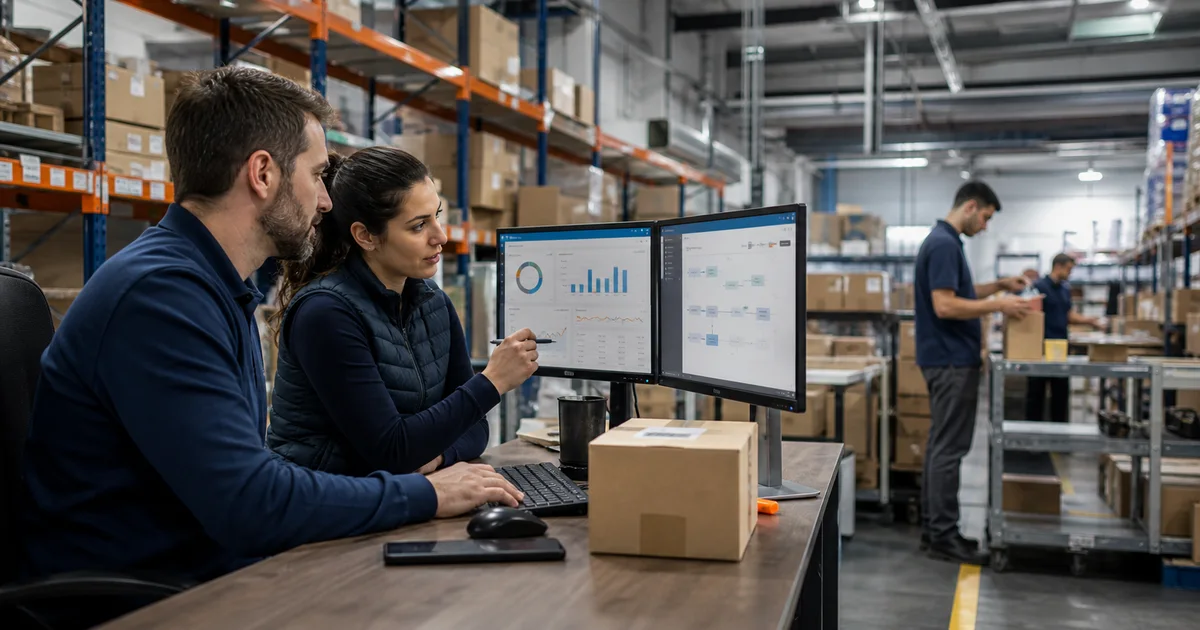 Guía para definir qué sistema gobierna producto, stock, pedidos y trazabilidad cuando un ERP y un WMS trabajan juntos.